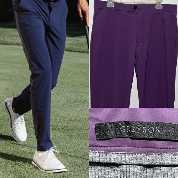 Greyson Pants Greyson 35x32 Golf Pants Plum Poshmark